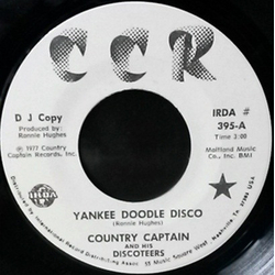 Country Captain And His Discoteers Yankee Doodle Disco Vinyl 7" USED