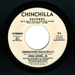 Spike Jones Jr. Demolition Disco Vinyl 7" USED