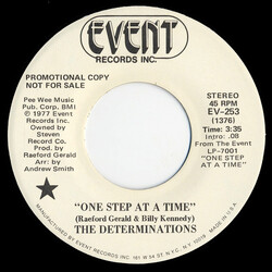 The Determinations (2) One Step At A Time / Who Broke The Bottle USED VINYL 7INCH 45 RPM PROMO