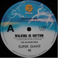 The Blackbyrds Walking In Rhythm / Rock Creek Park USED VINYL 12INCH 45 RPM LIMITED EDITION