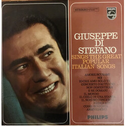 Giuseppe di Stefano Sings The Great Popular Italian Songs Vinyl LP USED