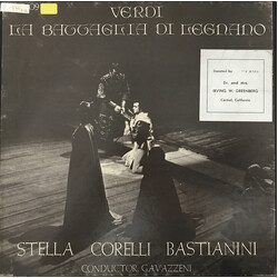 Giuseppe Verdi / Gianandrea Gavazzeni / Antonietta Stella / Franco Corelli La Battaglia di Legnano Vinyl LP USED