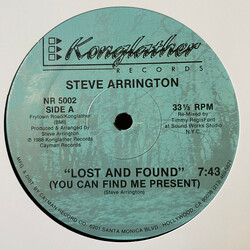 Steve Arrington Lost And Found (You Can Find Me Present) USED VINYL 12INCH 33 S RPM