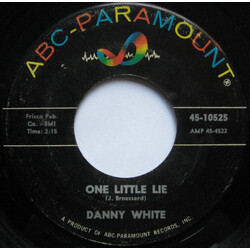 Danny White (2) One Little Lie / Loan Me A Handkerchief USED VINYL 7INCH 45 RPM