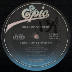 Shakin' Stevens I Cry Just A Little Bit Vinyl 12" USED