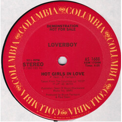 Loverboy Hot Girls In Love USED VINYL 12INCH SINGLE PROMO