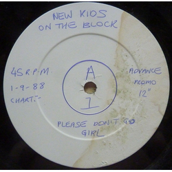 New Kids On The Block Please Don't Go Girl USED VINYL 12INCH SINGLE WHITE LABEL