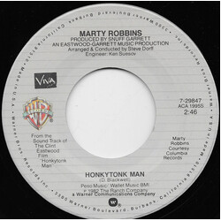 Marty Robbins / Johnny Gimble / The Texas Swing Band Honkytonk Man / Shotgun Rag USED VINYL 7INCH SINGLE 45 RPM