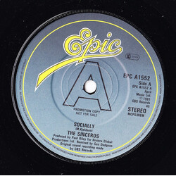The Sinceros Socially USED VINYL 7INCH 45 RPM