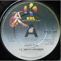 T.V. Smith's Explorers Have Fun USED VINYL 7INCH PROMO