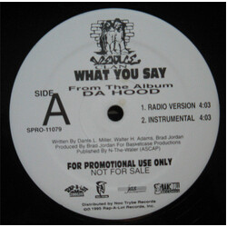 Menace Clan What You Say / Aggravated Mayhem VINYL 12" USED