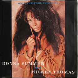 Donna Summer / Mickey Thomas Only The Fool Survives Vinyl 7" USED