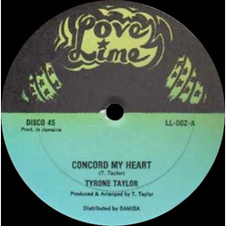 Tyrone Taylor Concord My Heart / Stealing Love USED VINYL 12INCH 45 RPM
