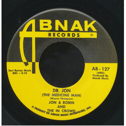 Jon & Robin / The In Crowd (3) Dr. Jon (The Medicine Man) / Love Me Baby USED VINYL 7INCH 45 RPM SINGLE