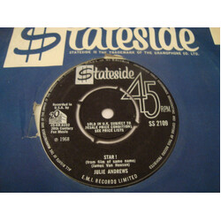 Julie Andrews Star! USED VINYL 7INCH 45 RPM SINGLE