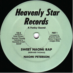 Naomi Peterson Sweet Naomi Rap USED VINYL 12INCH 33 S RPM