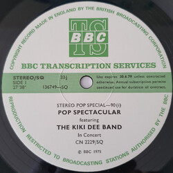 The Kiki Dee Band Stereo Pop Special-90 Vinyl LP USED