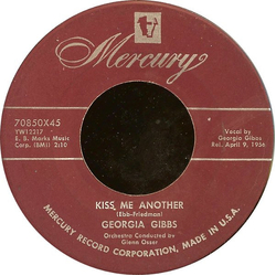 Georgia Gibbs Kiss Me Another / Fool Of The Year Vinyl 7" USED