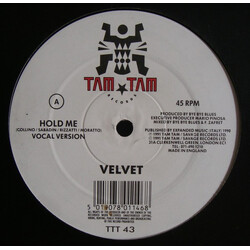 Velvet (2) Hold Me Vinyl 12" USED