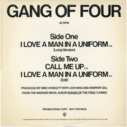 Gang Of Four I Love A Man In A Uniform VINYL 12" USED