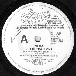 Nena 99 Luftballons Vinyl 7" USED