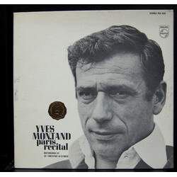Yves Montand Paris Recital: Recorded At Le Theatre D'Etoile Vinyl LP USED