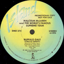 Malcolm McLaren / World's Famous Supreme Team Buffalo Gals Vinyl 12" USED