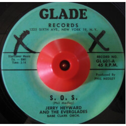 Jerry Heyward And The Everglades S.O.S. USED VINYL 7INCH 45 RPM SINGLE