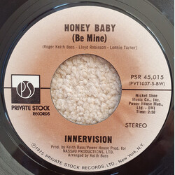 Innervision (6) Honey Baby (Be Mine) / We're Innervision USED VINYL 7INCH 45 RPM SINGLE STEREO