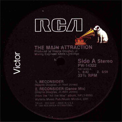 The Main Attraction (5) Reconsider USED VINYL 12INCH 33 S RPM