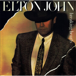 Elton John Breaking Hearts Vinyl LP USED