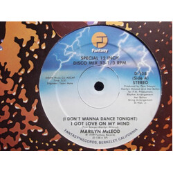 Marilyn McLeod (I Don't Wanna Dance Tonight) I Got Love On My Mind VINYL 12" USED