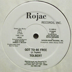 OC Tolbert Got To Be Free USED VINYL 12INCH 45 RPM PROMO STEREO