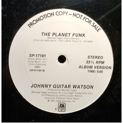 Johnny Guitar Watson The Planet Funk USED VINYL 12INCH 33 S RPM PROMO STEREO