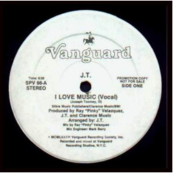 J.T. (3) I Love Music USED VINYL 12INCH PROMO