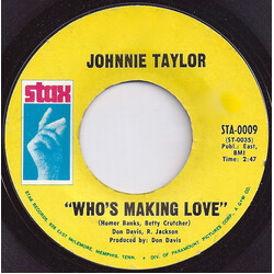 Johnnie Taylor Who's Making Love / I'm Trying VINYL 7" USED