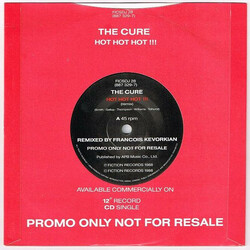 The Cure Hot Hot Hot !!! USED VINYL 7INCH SINGLE PROMO 45 RPM