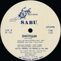 Paul Sabu Shotgun USED VINYL 12INCH SINGLE