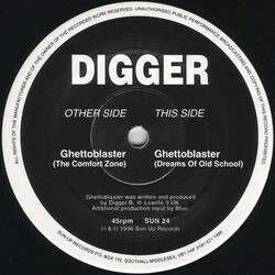 Digger Ghettoblaster USED VINYL 12INCH 45 RPM