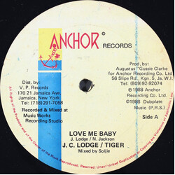JC Lodge / Tiger Love Me Baby USED VINYL 12INCH 45 RPM