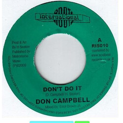 Trigga Nomynous / Don Campbell Don't Do It / No More War USED VINYL 7INCH