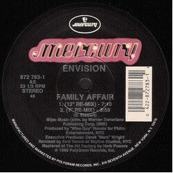 Envision (2) Family Affair Vinyl 12" USED