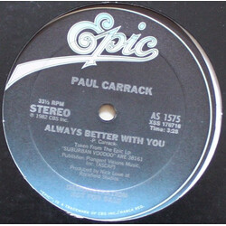 Paul Carrack Always Better With You USED VINYL 12INCH 33 S RPM PROMO STEREO
