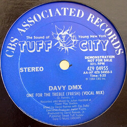 Davy DMX One For The Treble (Fresh) USED VINYL 12INCH 33 S RPM PROMO STEREO