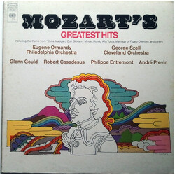 Wolfgang Amadeus Mozart Mozart's Greatest Hits Vinyl LP USED