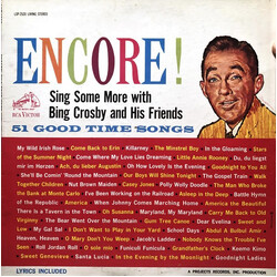 Bing Crosby Encore! Sing Some More With Bing Crosby And His Friends Vinyl LP USED