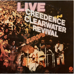 Creedence Clearwater Revival Live In Europe Vinyl LP USED
