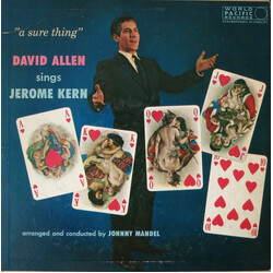 David Allyn A Sure Thing - David Allen Sings Jerome Kern Vinyl LP USED