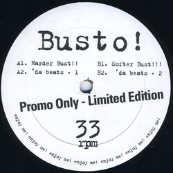 Busto Harder Bust / Softer Bust USED VINYL 12INCH 33 S RPM LIMITED EDITION PROMO