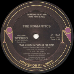 The Romantics Talking In Your Sleep VINYL 12" USED